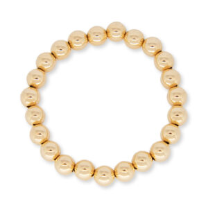 8MM ELLA JOLIE YELLOW GOLD FILLED BRACELET