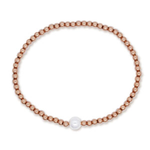 3MM ELIZABETH ROSE GOLD FILLED BRACELET