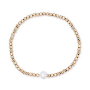 3MM ELIZABETH YELLOW GOLD FILLED BRACELET