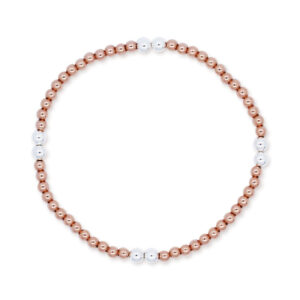 KIDS 3MM EMMA ROSE GOLD FILLED BRACELET