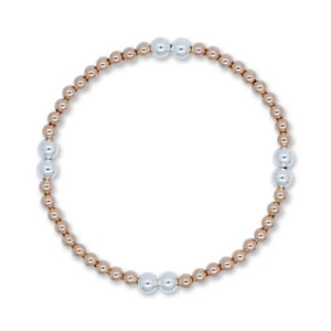 KIDS 4MM EMMA ROSE GOLD FILLED BRACELET