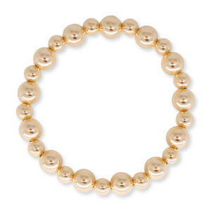 8/6MM RILEY YELLOW GOLD FILLED BRACELET