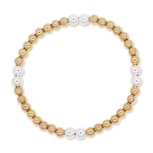 5MM EMMA YELLOW GOLD FILLED BRACELET