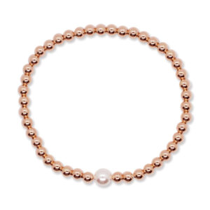 4MM ELIZABETH ROSE GOLD FILLED BRACELET