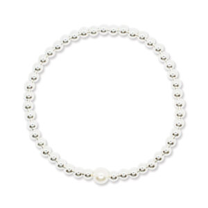 4MM ELIZABETH STERLING SILVER BRACELET