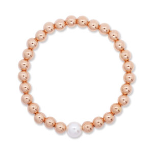 6MM ELIZABETH ROSE GOLD FILLED BRACELET