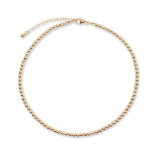 4MM ELLA JOLIE YELLOW GOLD FILLED NECKLACE