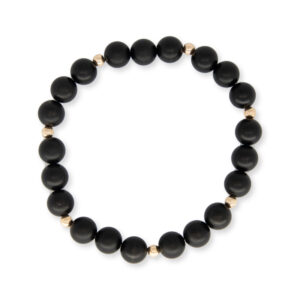 MEN’S 8MM DYLAN YELLOW GOLD FILLED BRACELET