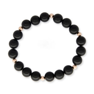 MEN’S 8MM DYLAN ROSE GOLD FILLED BRACELET