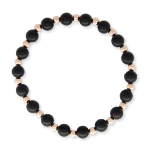 MEN’S 6MM DYLAN ALTERNATING ROSE GOLD FILLED BRACELET