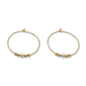 YELLOW GOLD FILLED SMALL HOOP EARRINGS